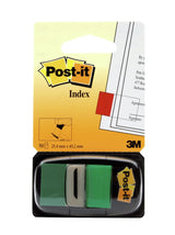 Marcador Index Post-It Mediano 3m  Dispensador 50 Unidades Verde