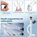 Extralink Lan Patchcord Cat.8 U Ftp 0,5m 40g Flat Shielded Foiled Twisted Pair Bare Copper White