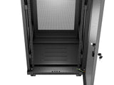Lanberg Rack Cabinet 19 Free-Standing 32u 600x600 Flat Pack Mesh Door Lcd Black