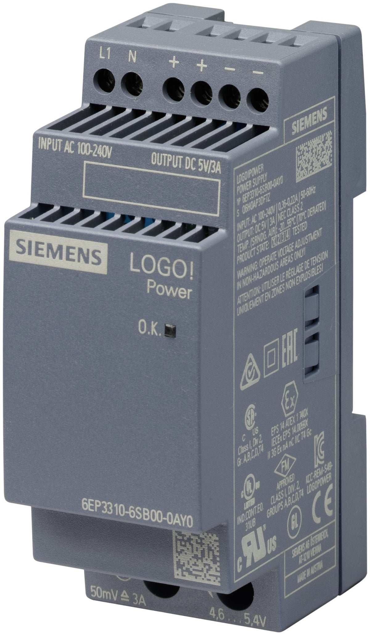 Siemens 6ep3310-6sb00-0ay0 Fuente De Alimentación & Convertidor De Tensión Indoor Multicolor - Fuente De Alimentación