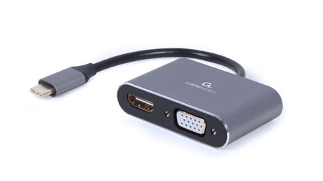 EAN 8716309121347 - Cablexpert A-USB3C-HDMIVGA-01 Adaptador gráfico USB Gris imagen 1