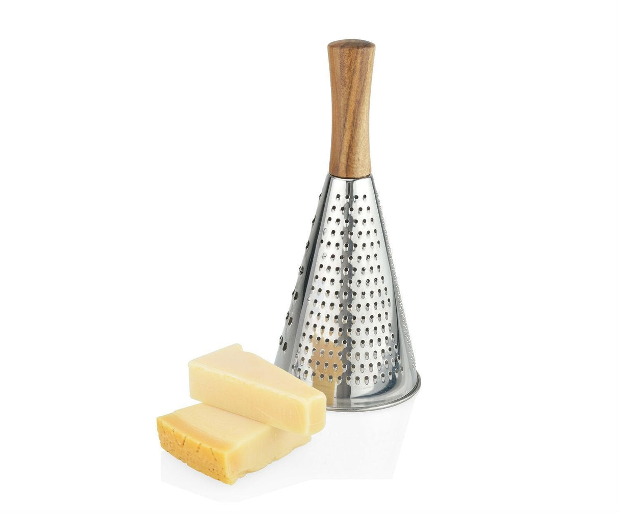 Rallador Inox/Acacia Ø10,5x24cm Cc68027 Andrea House