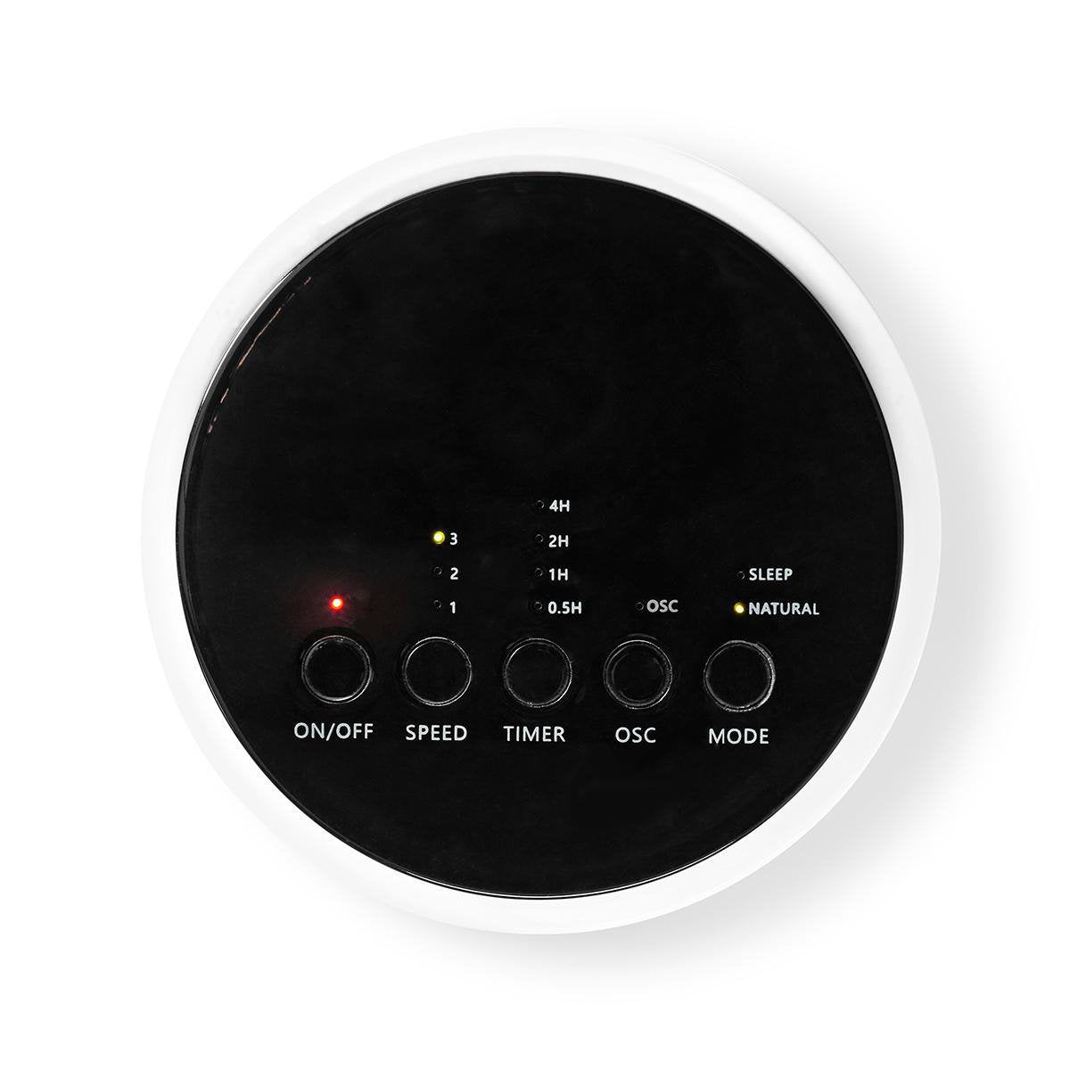 Nedis Fntr13cwt40 Calefactor Eléctrico Interior Negro, Blanco 50 W Ventilador Eléctrico