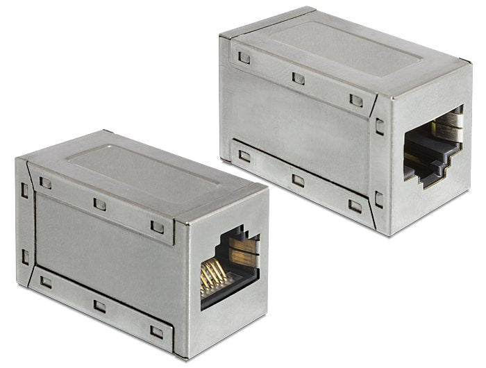 EAN 4043619861651 - DeLOCK 86165 cambiador de género para cable RJ45 Metálico imagen 1