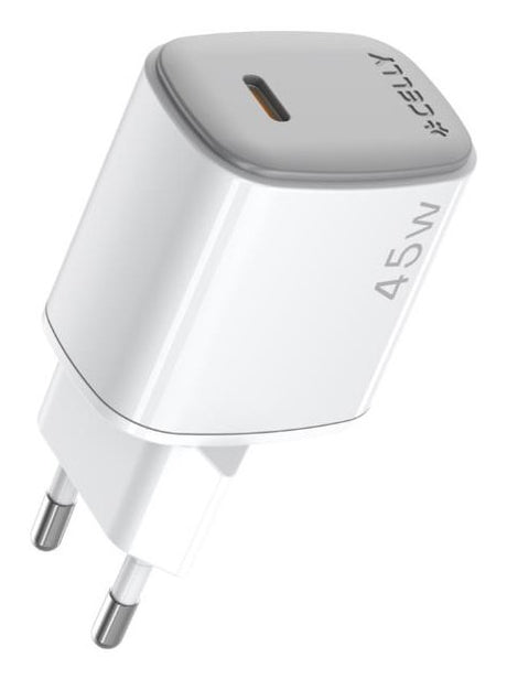EAN 8021735221401 - Celly UPTC1USBC45WWH cargador de dispositivo móvil Smartphone, Tableta Blanco Corriente alterna Carga ráp imagen 1
