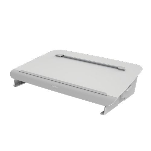 Fellowes Hana Soporte Y Atril - Guia Magnetica De Lectura -  Diseño Elegante Y Duradero - Hasta 5kg - Color Blanco