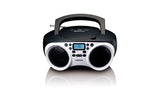 Lenco Scd-501 Wh Blanco Negro Radio Con Cd Mp3 Usb Bt