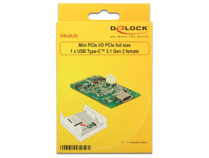 Mini Pcie I O Pcie Full Size 1 X Usb Type-C 3.1 Gen 2 Buchse