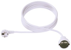 EAN 4016514000739 - Bachmann 5m Schuko H05VV­F 3G 1.50mm² Blanco imagen 1