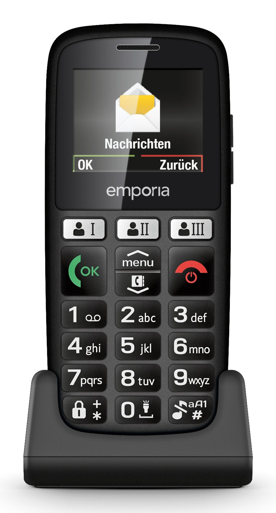 Emporia Happy 70 G Negro Teléfono Básico