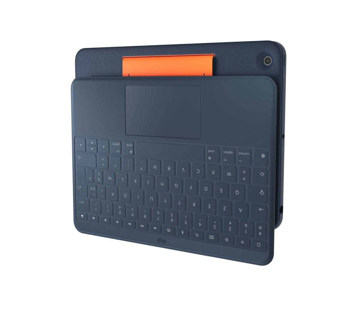 Funda Ipad  Teclado Francés Logitech Rugged Combo 3 Touch Edu Azul Smart Connector Azerty