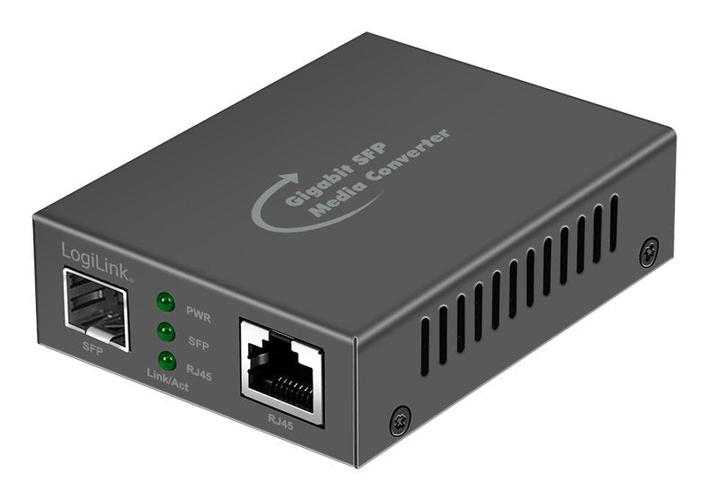 Logilink 1 Gigabit Media Converter Rj45 To Sfp