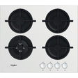 EAN 8003437605567 - Whirlpool AKT 625/WH Negro, Blanco Integrado 60 cm Encimera de gas 4 zona(s) imagen 1