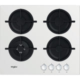 EAN 8003437605567 - Whirlpool AKT 625/WH Negro, Blanco Integrado 60 cm Encimera de gas 4 zona(s) imagen 1