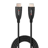 Cable Lindy  Fibra Óptica Híbrido Hdmi 2.1 8k60 Negro, 10 Metros, Cable Aoc 38510
