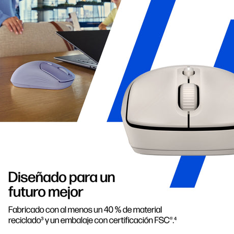EAN 5715328149786 - HP 400 Quiet Black Wireless Mouse ratón Hogar Ambidextro RF Wireless + Bluetooth 6000 DPI imagen 3