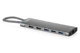 Digitus Usb-C Docking Station, 11-Port, 2x Hdmi, Usb, Rj455