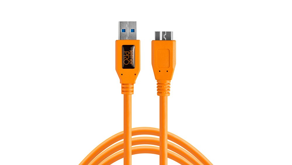 Cable Tether Tools Tetherpro Usb 3.0 A/Micro B 4,6m Naranja