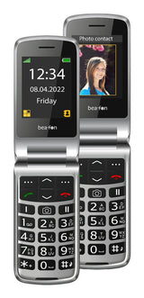 Beafon Sl605 6,1 Cm (2.4") Negro, Plata Teléfono Para Personas Mayores