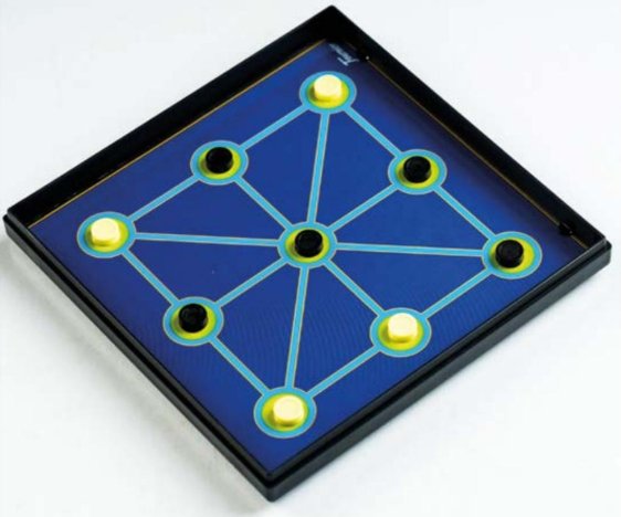 Fournier - Juego De Mesa, Tablero Tres En Raya Magnético Mini