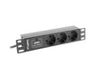 EAN 5901969416787 - Lanberg PDU-03F-0200-BK unidad de distribución de energía (PDU) 3 salidas AC 1U Negro imagen 1