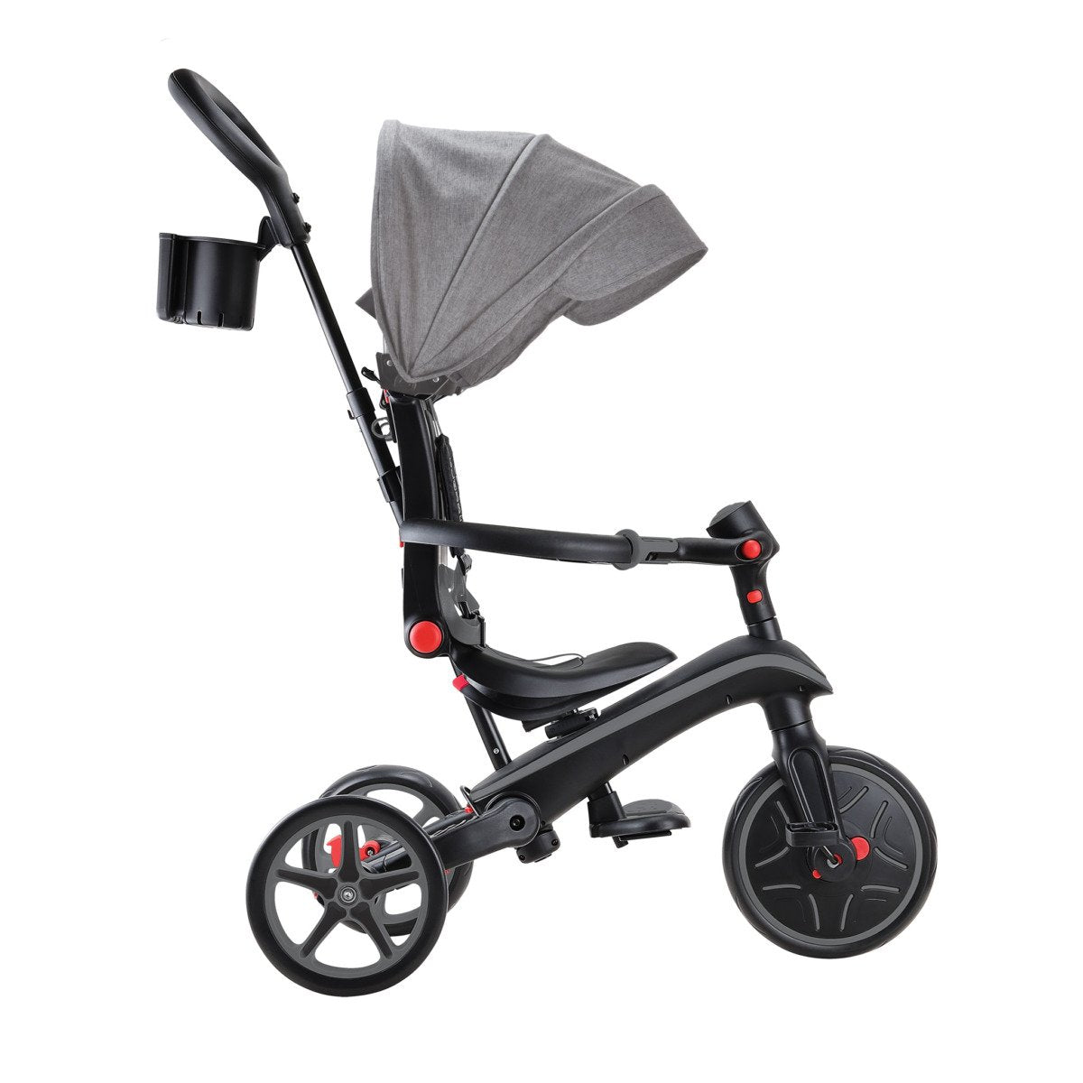 Globber Explorer Trike Plegable 4 En 1, Vehículo Infantil Gris 732-120-2