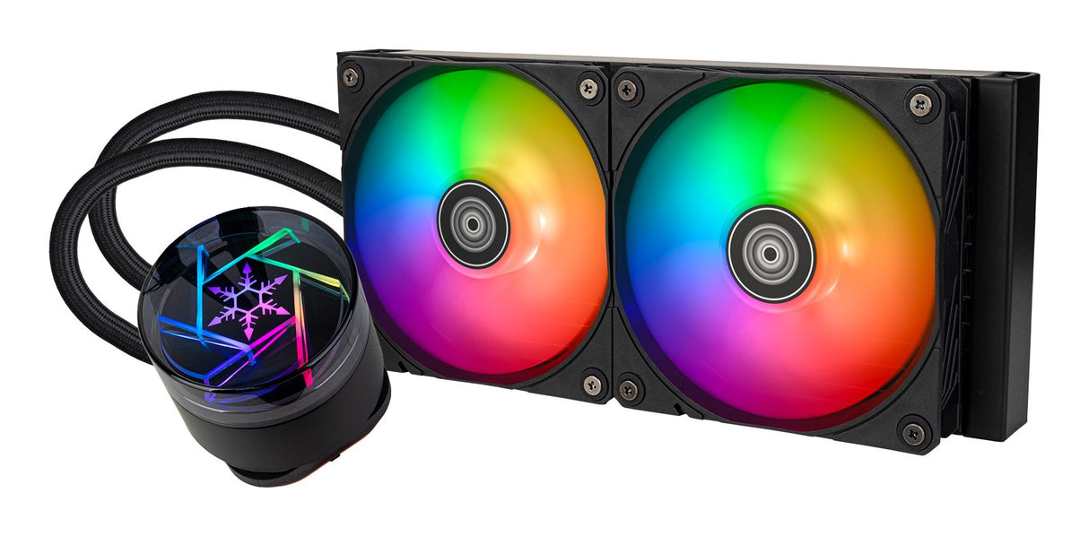 Silverstone Novapeak 240 Argb 240mm, Refrigeración Por Agua Negro Sst-Np240-Argb