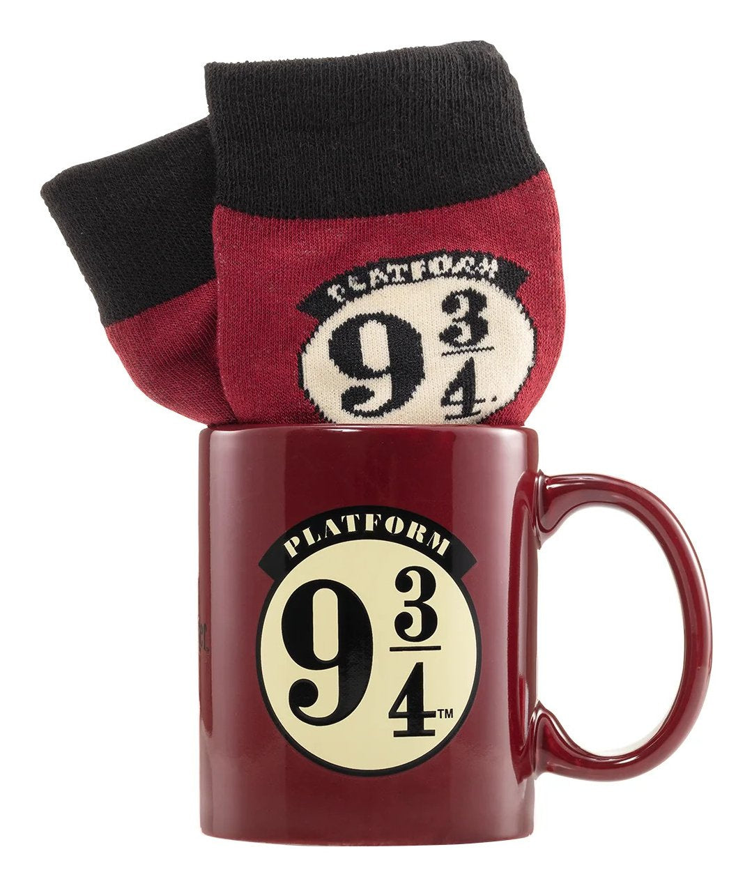 Set Taza Y Calcetines Plataforma 9 3/4 Harry Potter