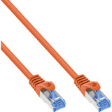 Inline® Patch Cable, Cat.6a, S/Ftp, Tpe (Lszh), Cca, Orange, 0.3m