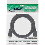 Cable Hdmi De Inline Con Ethernet Macho A Macho Negro 3m