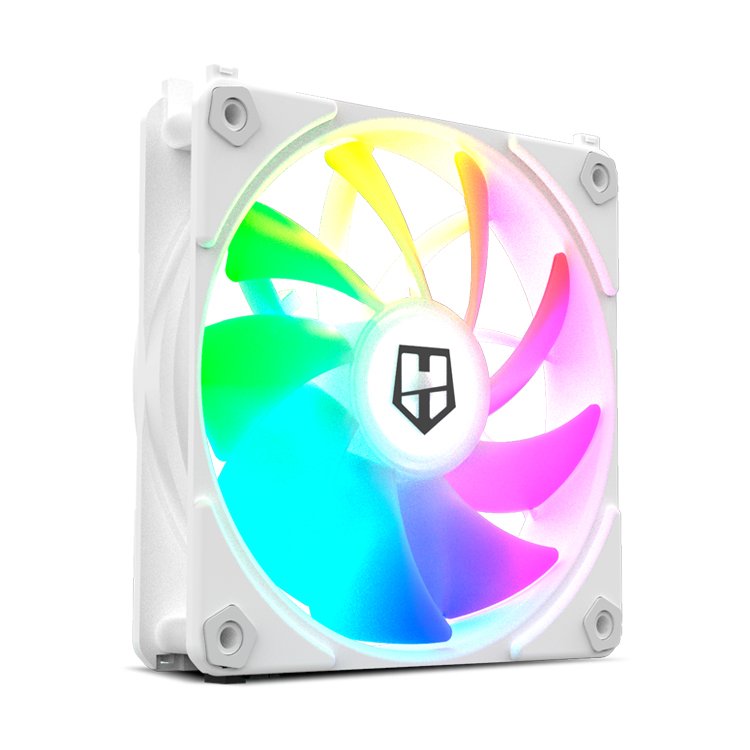 Ventilador Caja Nox Hummer Easylink Argb Fans Kit Blancos 1500rpm Pwm Argb