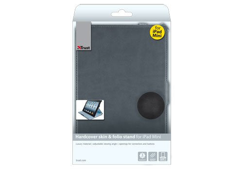 Trust Hardcover Skin & Folio Stand F Ipad Mini Negro