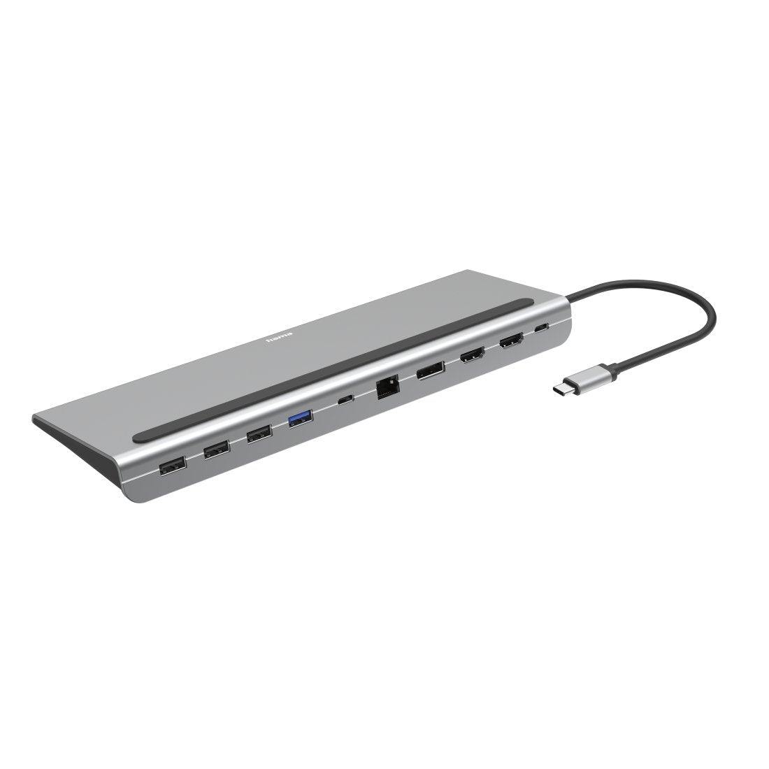 Hama 00200100 Usb 3.2 Gen 1 (3.1 Gen 1) Type-C Docking Station Antracita