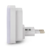 Entac Nachtlicht 0.5w Quadrat. Cw Blanco Dämmerungssensor