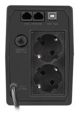 EAN 5901969443493 - Armac H/650F/LED/V2 sistema de alimentación ininterrumpida (UPS) Línea interactiva 0,65 kVA 390 W 2 salid imagen 2