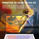 Portátil Gaming Hp Omen Transcend 14-Fb1002ns, Intel Core Ultra 7 255h, 32gb, 1tb Ssd, Nvidia Geforce Rtx 5060 8gb, 14" Oled, W11 - Blanco