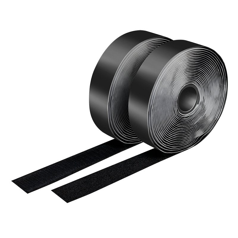 Logilink Juego De Cintas De Velcro, Negro, Anchura: 25 Mm, Rollo, 5m