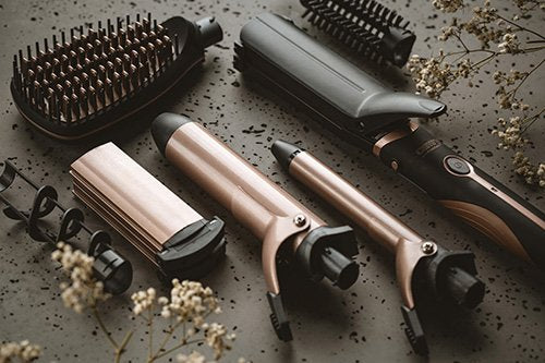 Camry Cr 2024 Set De Peinado 5 En 1, 50 W, Negro Oro Rosa