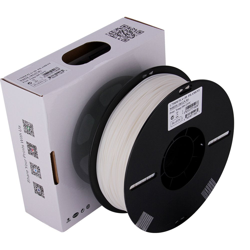 Esun Filamento 3d Pla+ 1.75mm Blanco 1kg
