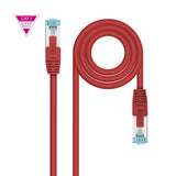 Nanocable Cable Red Cat.7 Lszh Sftp Pimf Awg26 1m - Rojo