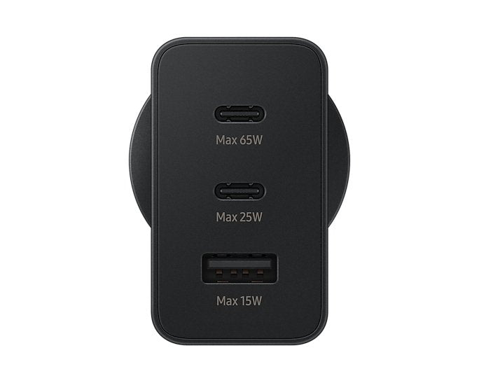 Common Black 65w Power  Adapter Trio