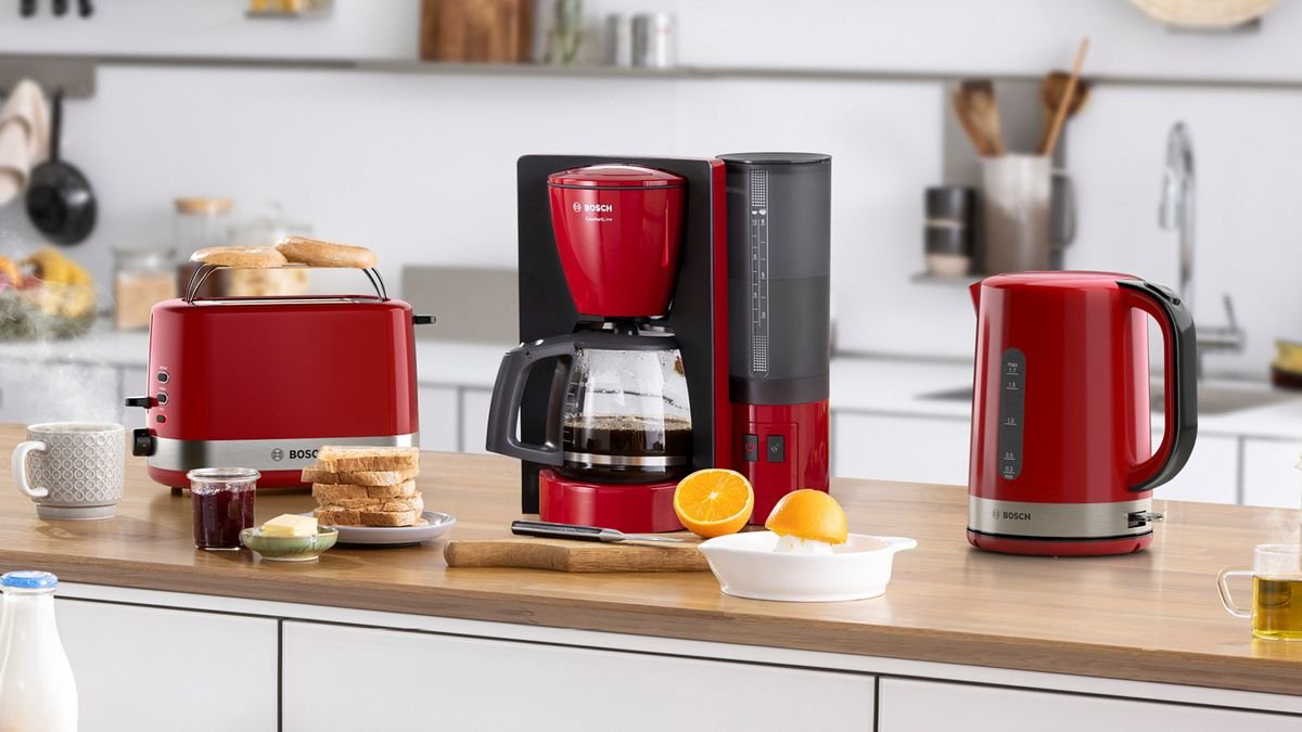 Bosch Tat6a514 Tostadora 2 Rebanada(S) 800 W Rojo