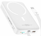EAN 0850056972468 - Baseus P1002210B223-00 batería externa Polímero de litio 10000 mAh Cargador inalámbrico Blanco imagen 4