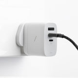 Native Union Fast Gan Charger Pd 67w Portátil, Smartphone, Tableta Blanco Corriente Alterna Carga Rápida Interior