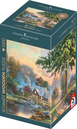 Schmidt Games Rompecabezas De Madera Estudios Thomas Kinkade: Am Alten Mühlenbach 59797