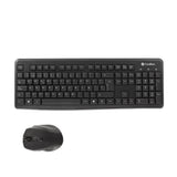 Teclado Español + Raton Coolbox Inalambrico Negro Coo Ktr 02w