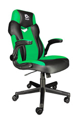 Talius Silla Crab Gaming Negr/Verde, Brazos Fijos, Butterfly, Base Metal, Ruedas 60mm Nylon, Gas C