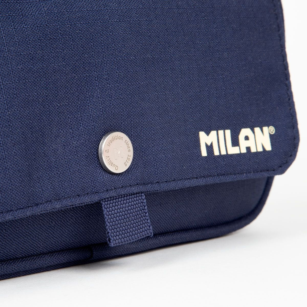 Milan Portatodo 4 Cremalleras Con Solapa 1918 Azul