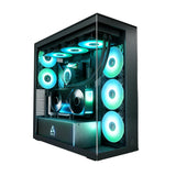 Caja Pc Arctic Xtender Vg  (Negro, Tempered Glass X 2, Klar-Glas) Acpcc00024a