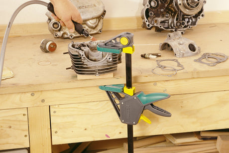 EAN 4006885303300 - wolfcraft GmbH 3033000 abrazadera Abrazadera de barra 70 cm Verde, Amarillo imagen 6